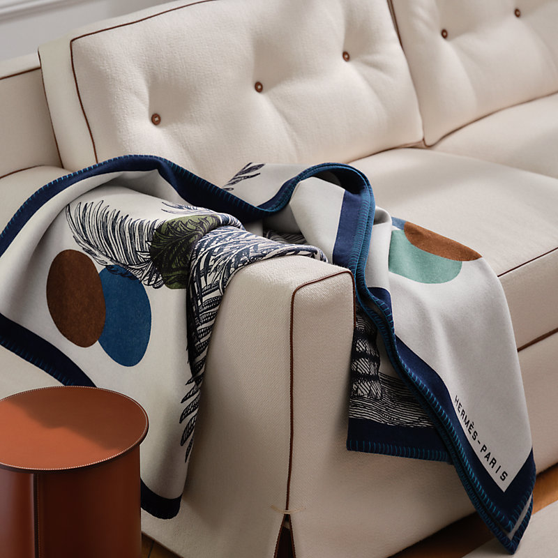 Cocotillons blanket - Brown | Hermès USA